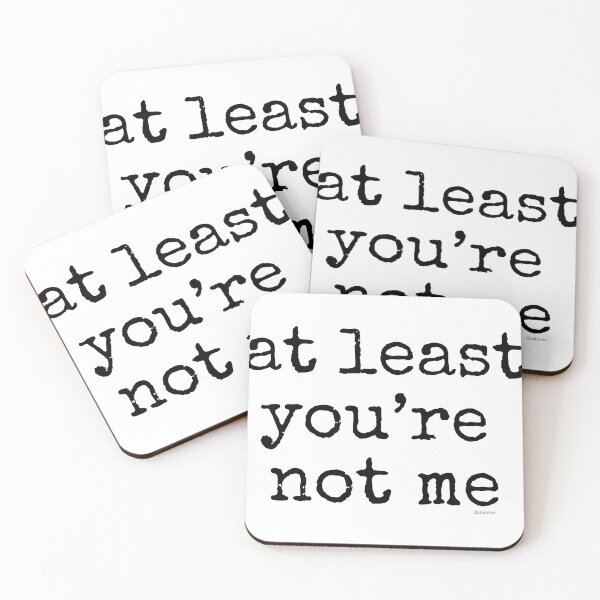Item preview, at least youre not me black spel text designed and sold by Dizkorce.