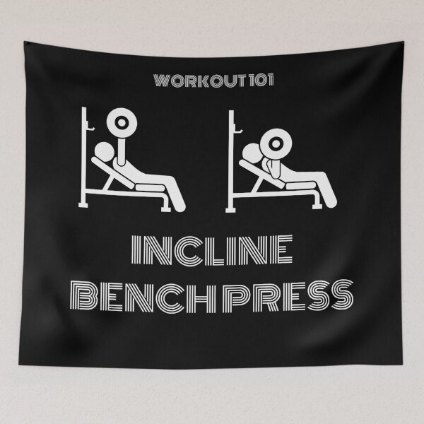 Item preview, Incline Bench Press (Workout 101) designed and sold by BofflingDesigns.