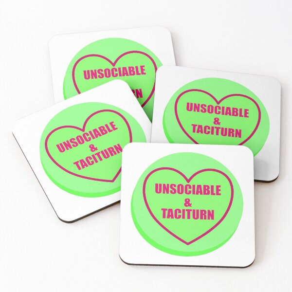 Item preview, Unsociable and Taciturn Pride and Prejudice Quote designed and sold by TeeandToast.