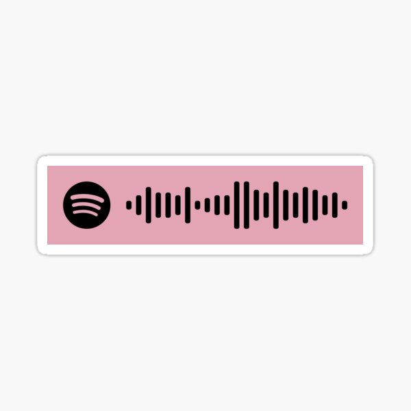 Lovesick Girls Spotify Code Sticker By Mariemade Redbubble - blackpink lovesick girls roblox id