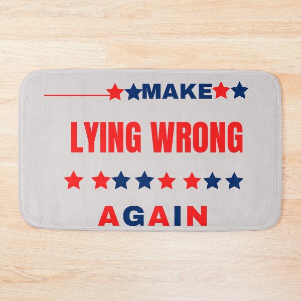 Item preview, Make Lying Wrong Again designed and sold by The Full Cart.
