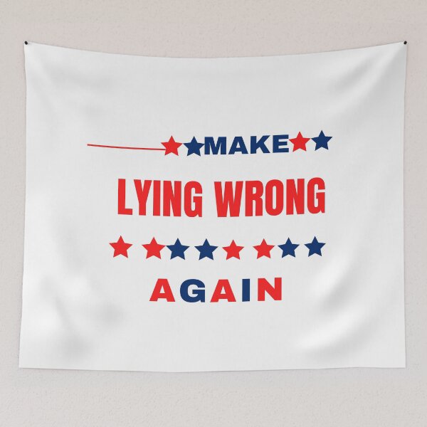 Item preview, Make Lying Wrong Again designed and sold by The Full Cart.