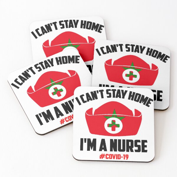 Item preview, Nurses T-Shirt, Morocco Corona T-Shirt, I can't Stay Home | I'm a Nurses, New T-Shirt, Funny TShirt, Nurses, Corona 2020, Help and Protect, Strong T-Shirt, Moroccan T-Shirt designed and sold by ShiShaka.
