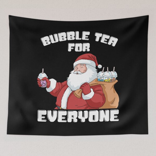Item preview, Christmas Bubble Tea Gift Santa Claus Gift Kids Boba Tea designed and sold by DSWShirts.