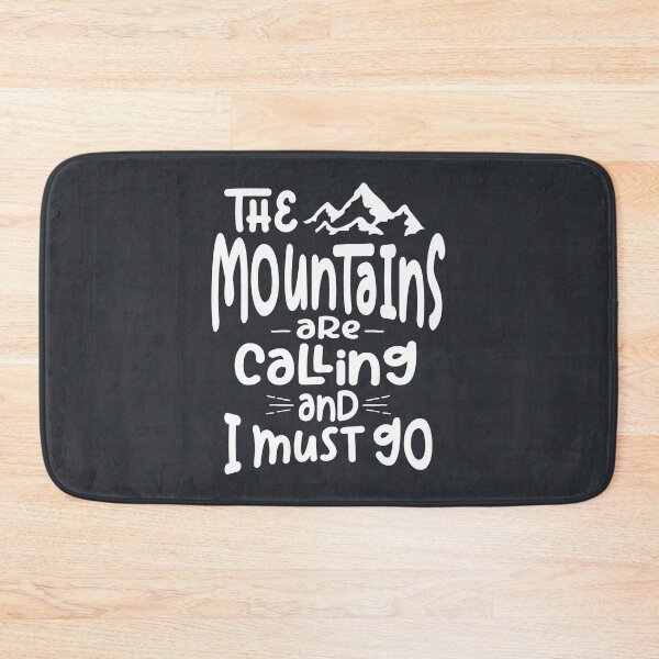 Item preview, The Mountains Are Calling and I Must Go - Outdoor Lovers designed and sold by cidolopez.