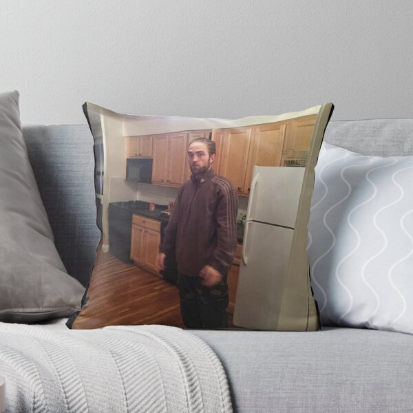 Pattinson Standing Meme Throw Pillow