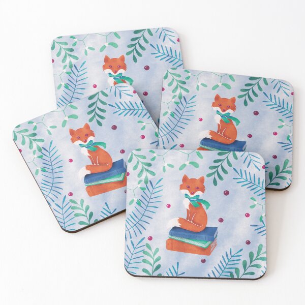 Item preview, Fox on Books designed and sold by Liliaphylla.