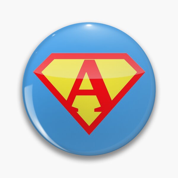 Artikelvorschau, Superhelden-Symbol. Buchstabe A Logo. entworfen und verkauft von waldemart.