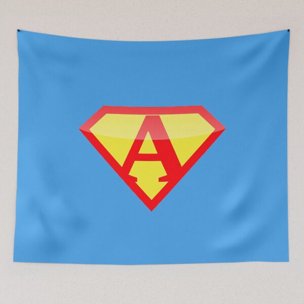 Artikelvorschau, Superhelden-Symbol. Buchstabe A Logo. entworfen und verkauft von waldemart.