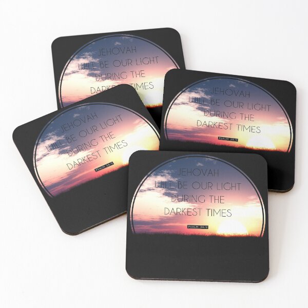 Item preview, Jehovah is our light Psalm 36:9 designed and sold by KA DESIGNS.