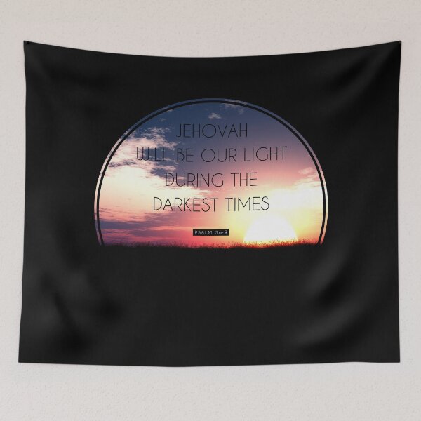 Item preview, Jehovah is our light Psalm 36:9 designed and sold by KA DESIGNS.
