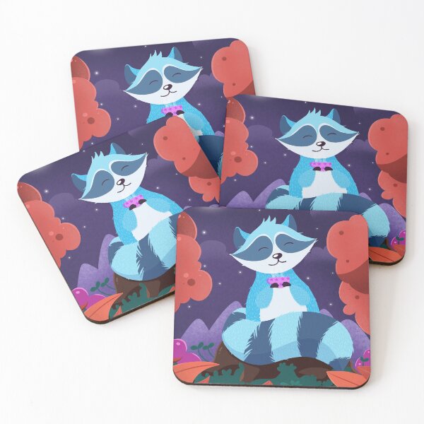 Item preview, Racoon Chilling With Background designed and sold by Minaficent.