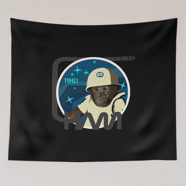 Item preview, Ham the space monkey designed and sold by MG-Artwork.