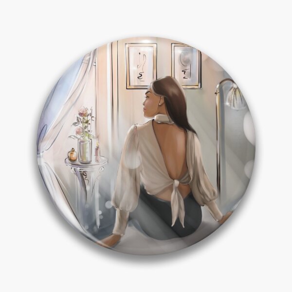 Item preview, Girl looking at the window  designed and sold by EnjoyingDrawing.