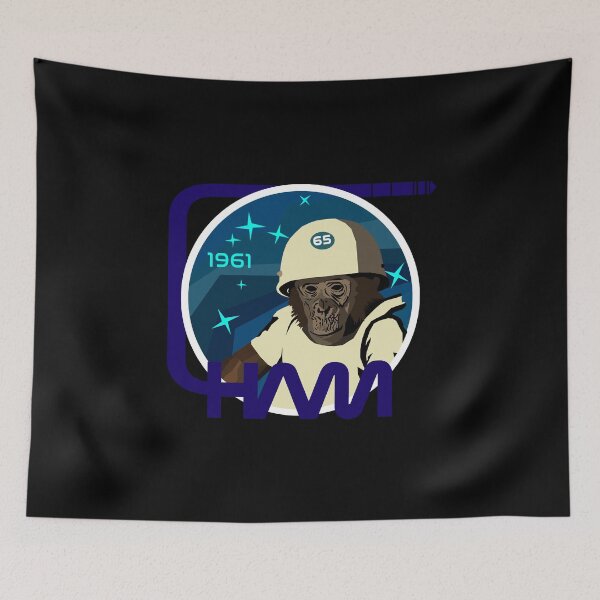 Item preview, Ham the space monkey designed and sold by MG-Artwork.