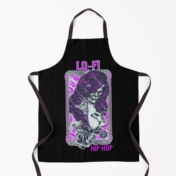 Item preview, Lo-Fi Hip Hop Anime Girl With Tattoos Pink designed and sold by jacks-tees.