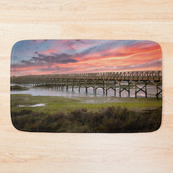 Item preview, Quinta do Lago The Wooden Bridge Sunset designed and sold by manateevoyager.