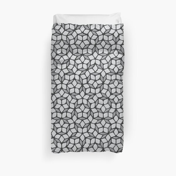 Penrose tiling pattern Duvet Cover