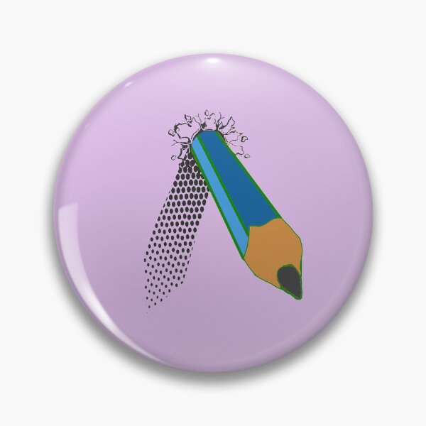 Item preview, Impaled By Pencil or the Pen is Mightier than the Sword designed and sold by WibbleDesign.
