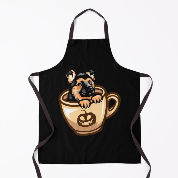 Item preview, Halloween German Shepherd Puppy Pumpkin Coffee Cup designed and sold by IPRINT Clothing.