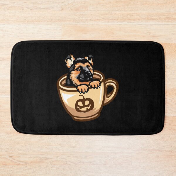 Item preview, Halloween German Shepherd Puppy Pumpkin Coffee Cup designed and sold by IPRINT Clothing.