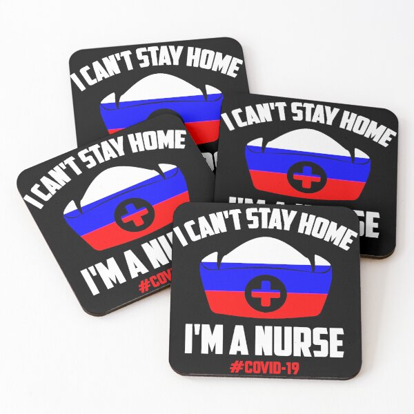 Item preview, Nurses T-Shirt, Russia Corona T-Shirt, I can't Stay Home | I'm a Nurses, New T-Shirt, Funny TShirt, Nurses, Corona 2020, Help and Protect, Strong T-Shirt, russisch T-Shirt white designed and sold by ShiShaka.