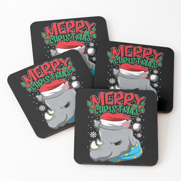Item preview, Christmas Rhinoceros - Sweet Christmas Animals designed and sold by anziehend.