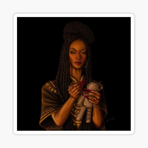 “Marie Laveau draw” Sticker for Sale by dorianderek | Redbubble