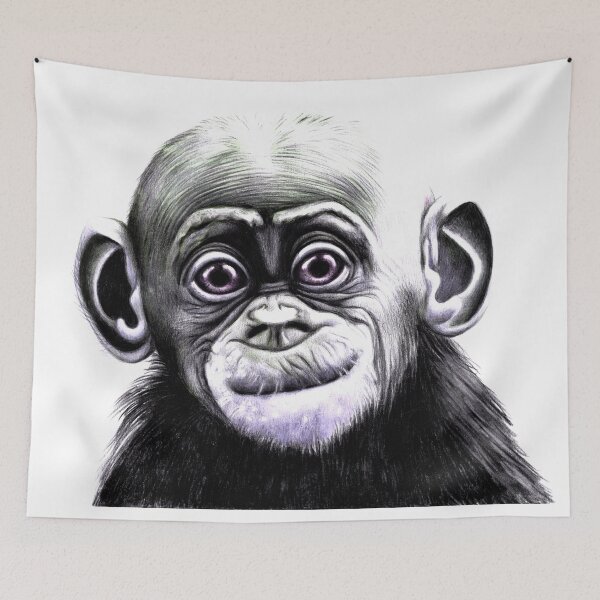 Item preview, Baby Bonobo designed and sold by SaxonArtDesign.