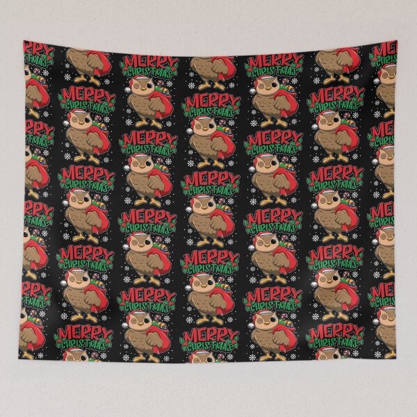 Item preview, Christmas Owl - Sweet Christmas Animals - Bird designed and sold by anziehend.