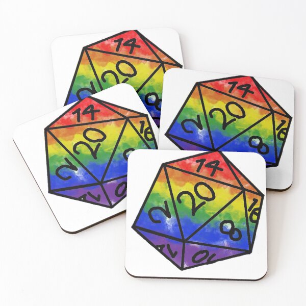 Item preview, Pride Dice - Rainbow designed and sold by AdrianeTempest.