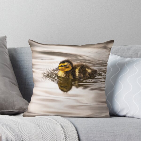 Item preview, Cute tiny duckling swimming  designed and sold by AYatesPhoto.