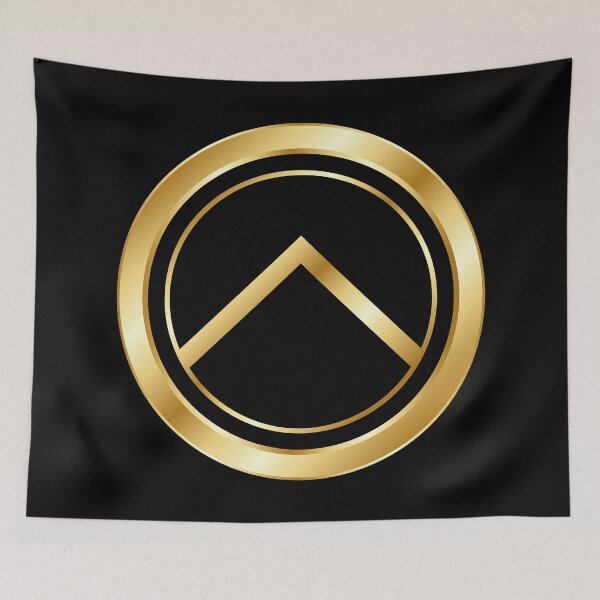Item preview, Spartan shield Emblem Molon Labe Gold designed and sold by diPazzo.