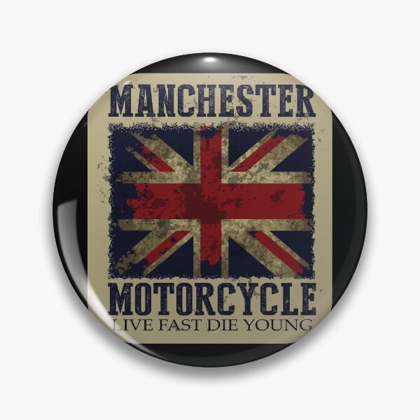 Artikelvorschau, Manchester Motorrad entworfen und verkauft von MisterGooseShop.