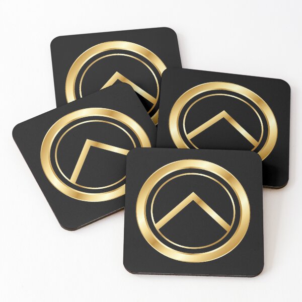 Item preview, Spartan shield Emblem Molon Labe Gold designed and sold by diPazzo.