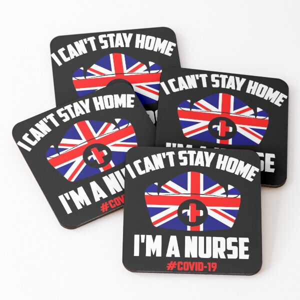 Item preview, Nurses T-Shirt, England Corona T-Shirt, I can't Stay Home | I'm a Nurses, New T-Shirt, Funny TShirt, Nurses, Corona 2020, Help and Protect, Strong T-Shirt, britisch T-Shirt white designed and sold by ShiShaka.