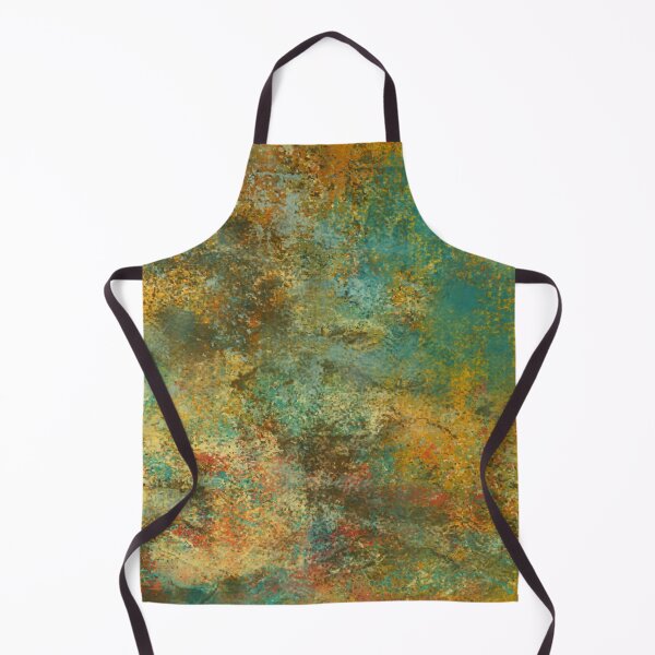 Item preview, Turquoise, Gold and Copper Abstract Design designed and sold by Jessielee72.