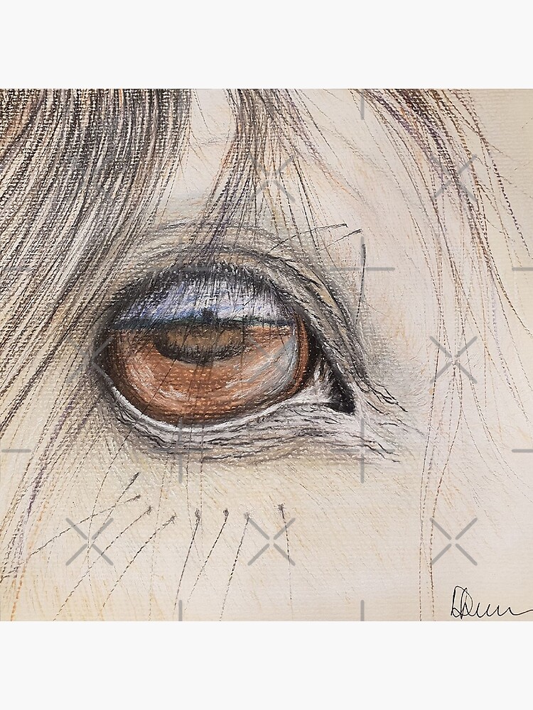 Thumbnail 2 of 2, Tote Bag, Arabian Stallion eye. designed and sold by delewdesigns.