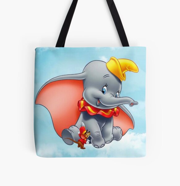 Dumbo is organizing a meeting in the air .... All Over Print Tote Bag