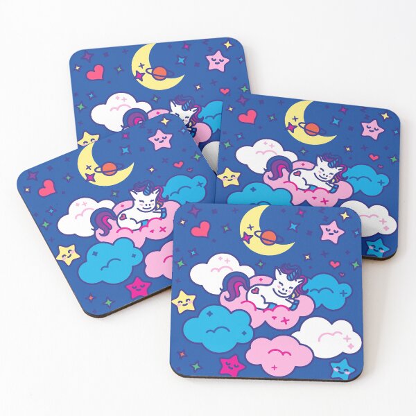Item preview, Yuni the baby unicorn on Cozy space - Creatober 2020 day 5 designed and sold by TokiPY.
