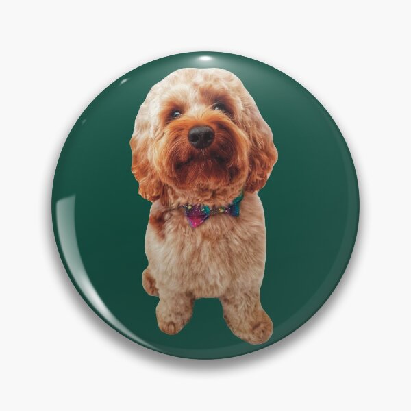 Item preview, Red Cockapoo in Bow tie designed and sold by ToriaScarlett.