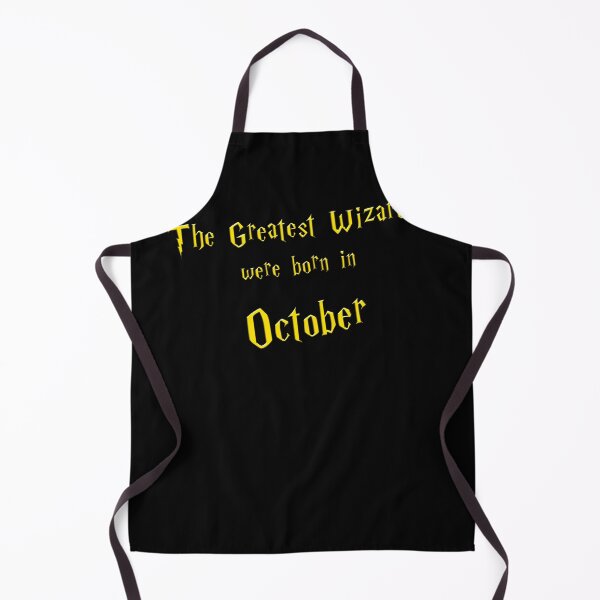 Item preview, The Greatest Wizards were born in October - golden text designed and sold by NiceSign.