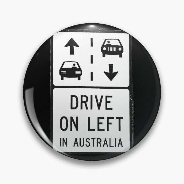 Item preview, Drive on the left in Australia - road sign designed and sold by Aura-E.