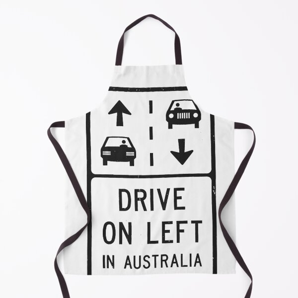 Aperçu de l'œuvre Conduire à gauche en Australie – panneau de signalisation créée et vendue par Aura-E.