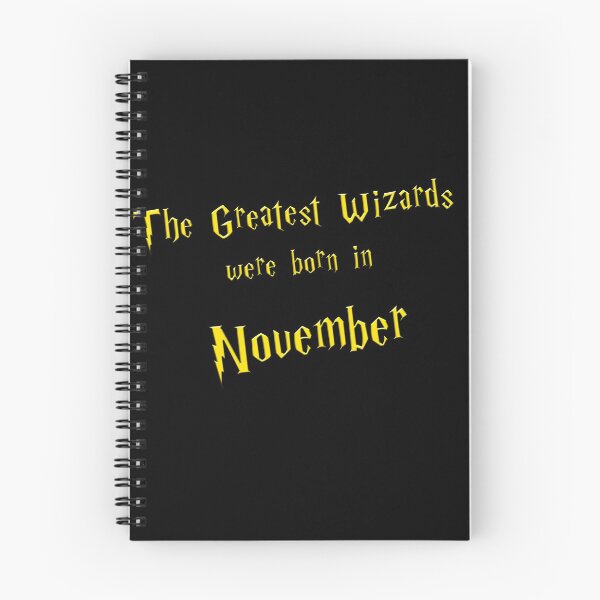 Item preview, The Greatest Wizards were born in November - golden text designed and sold by NiceSign.