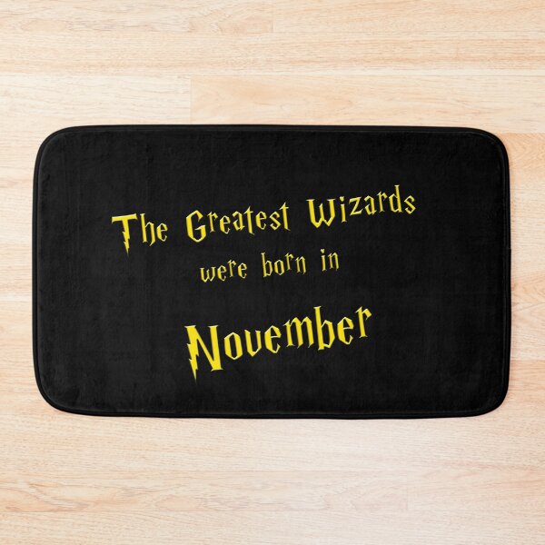 Item preview, The Greatest Wizards were born in November - golden text designed and sold by NiceSign.