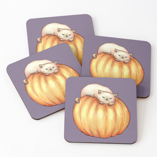 Item preview, Halloween spoopy cat on pumpkin designed and sold by Denise, Denisn't.