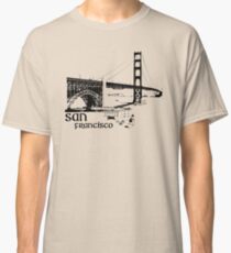 san francisco, golden gate bridge Classic T-Shirt