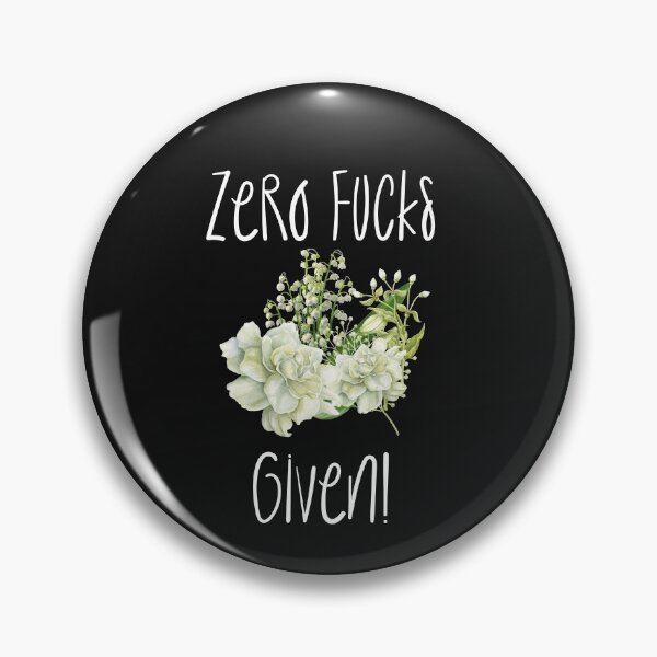 Item preview, Zero Fucks Given Funny Profanity Swear & Cuss Word Gift designed and sold by KawaiiMotto.