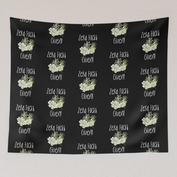 Item preview, Zero Fucks Given Funny Profanity Swear & Cuss Word Gift designed and sold by KawaiiMotto.